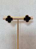 Clover Bloom black Earrings