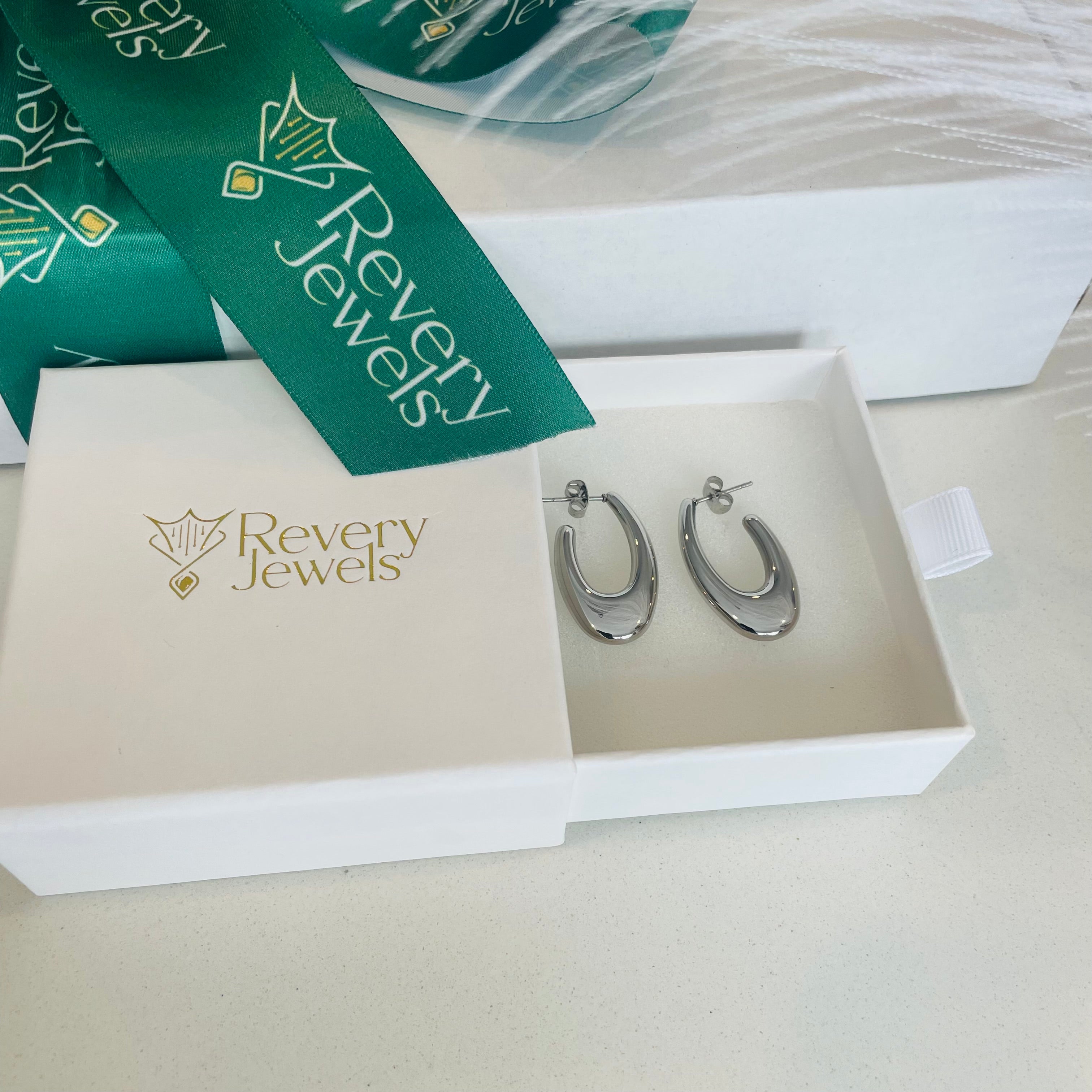 Boucles d'oreilles Elys en argent 