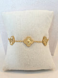 Clover Bloom gold bracelet