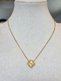 Clover Bloom Gold Necklace