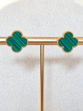 Clover Bloom green Earrings